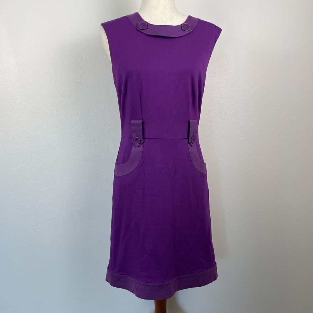 Nwt Trina Turk Purple Midi Dress Size 6
